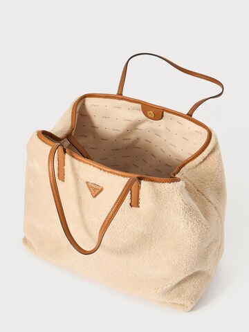 Borsa a mano 'VICTTORIA' di GUESS in beige