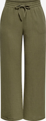 JDY Широкий Штаны 'JDYTHEIS' в Зеленый: спереди