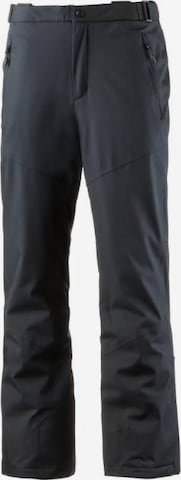 Maier Sports Flared Workout Pants 'SKIHOSE ANTON' in Black: front