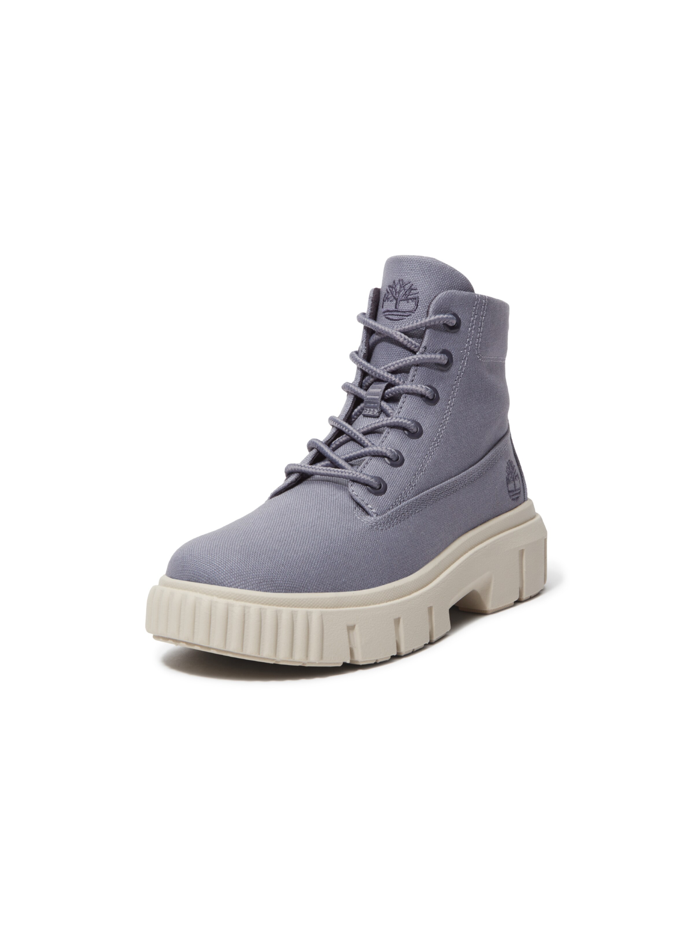 Ghete cu șireturi de la TIMBERLAND pe mov: față