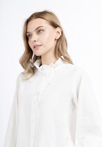DreiMaster Vintage Bluse i hvit