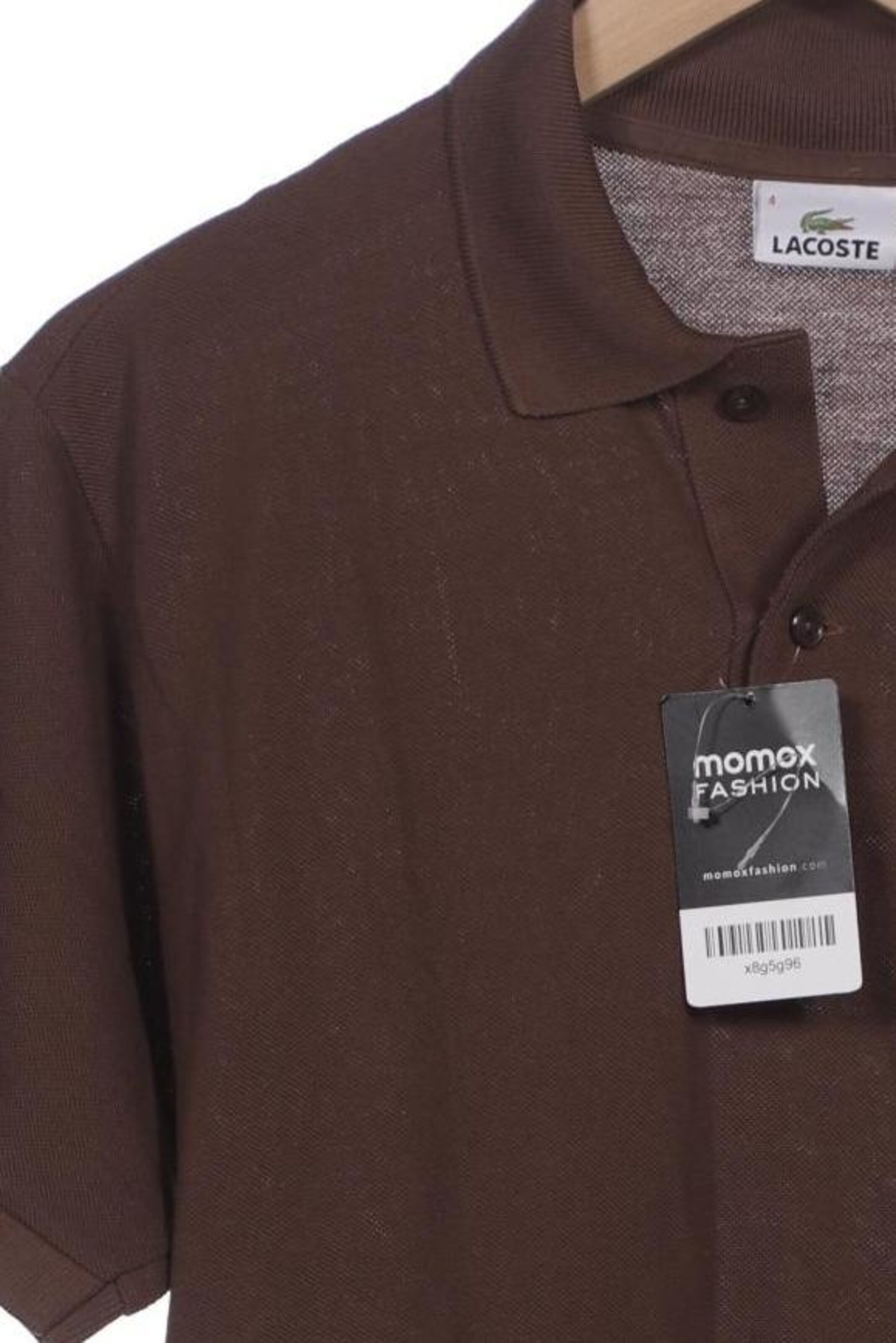 LACOSTE Poloshirt M in Braun