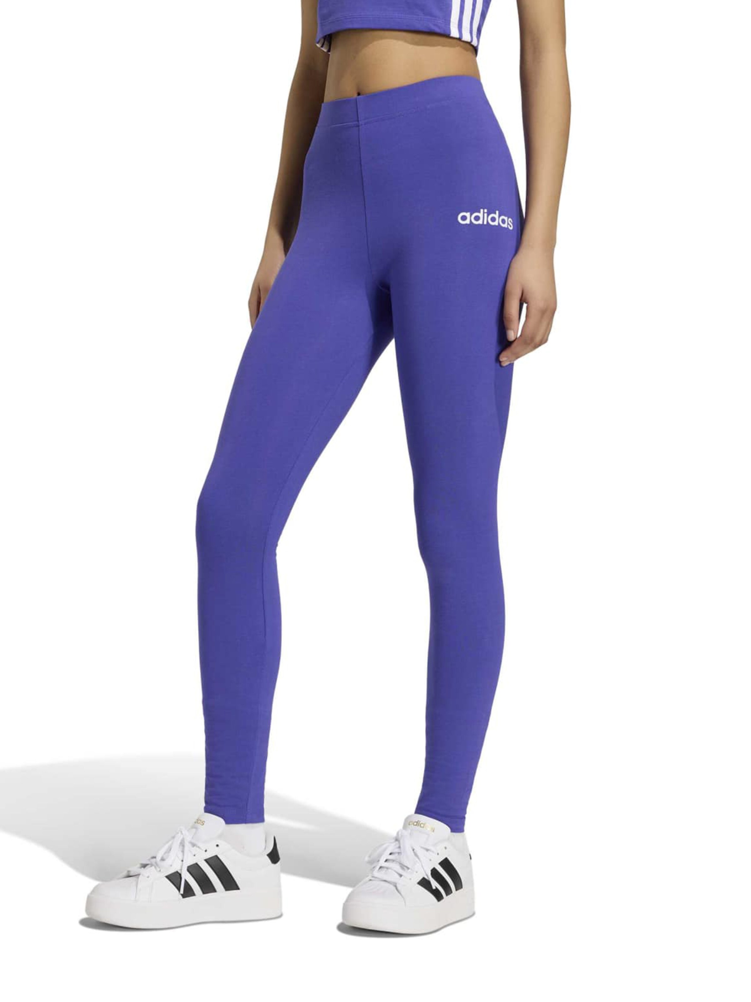ADIDAS SPORTSWEAR Skinny Παντελόνι φόρμας 'Essentials' σε λιλά: μπροστά