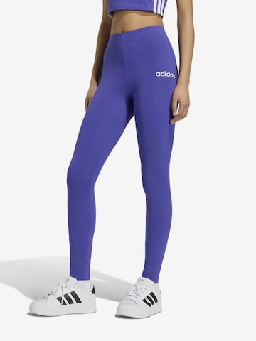ADIDAS SPORTSWEAR Skinny Urheiluhousut 'Essentials' värissä lila: etupuoli