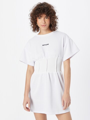 Sixth June Dress in White: front