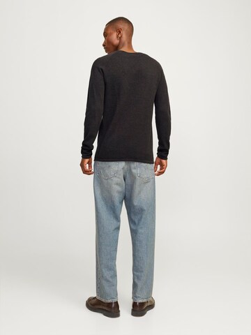 JACK & JONES Klasický střih Svetr 'JJEHill' – hnědá