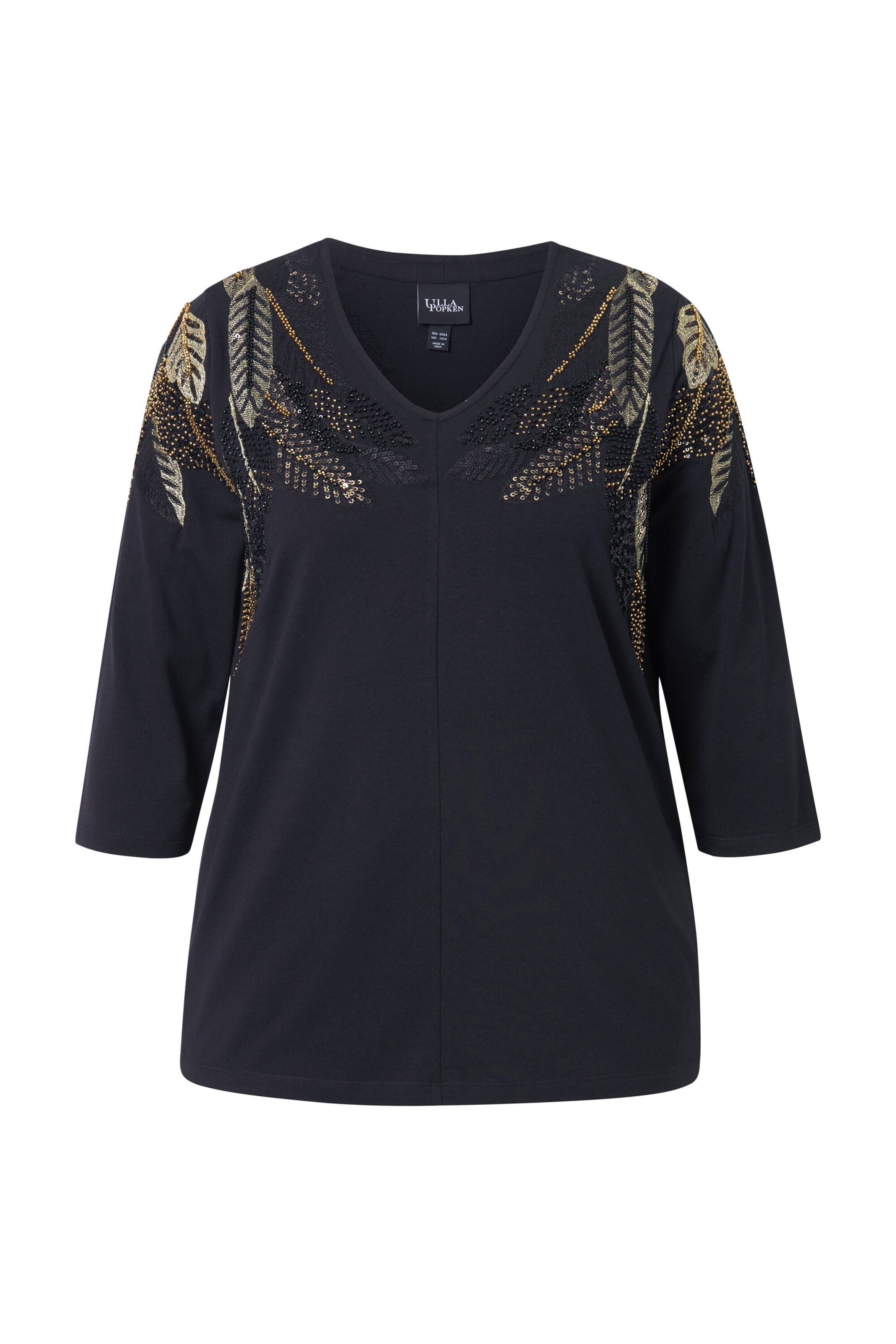 Ulla Popken Shirt in Blue: front