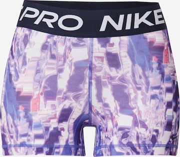 NIKE - Skinny Calças de desporto em azul: frente