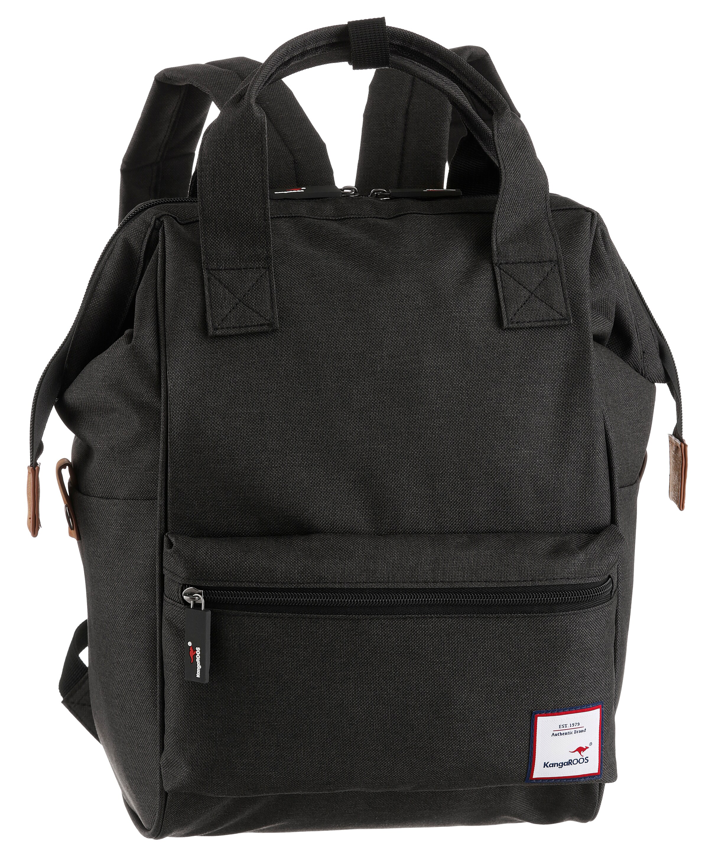 KangaROOS Sports Backpack in Black: front
