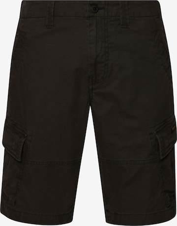 Regular Pantalon cargo Superdry en noir : devant
