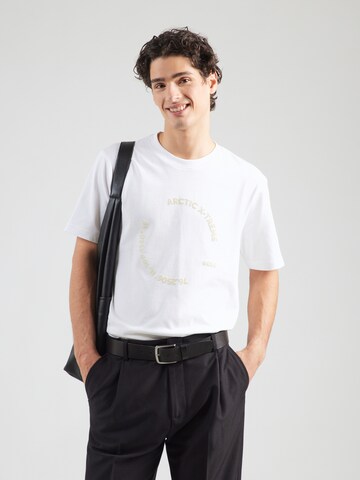 BOSS - Camisa em branco: frente