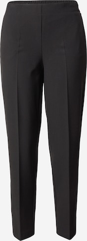 MORE & MORE Slimfit Suorat housut 'HEDY' värissä musta: etupuoli