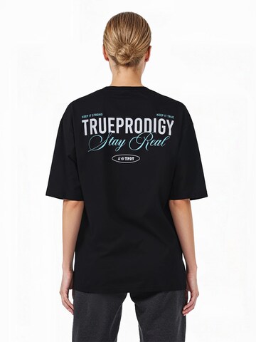 trueprodigy Shirt ' Lou F ' in Zwart: voorkant