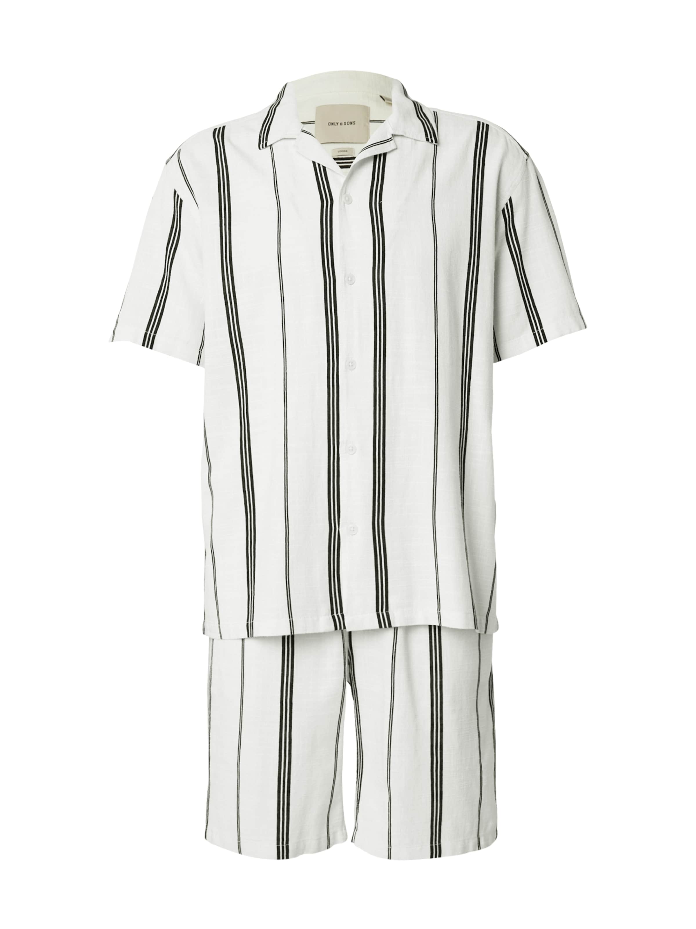 Only & Sons Set 'ONSTINUS STEPAN' in Weiß: Vorderseite