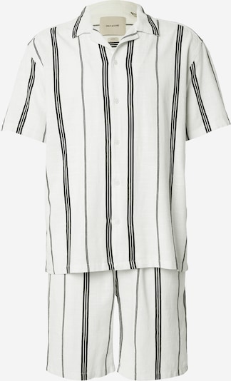 Only & Sons Garnitur 'ONSTINUS STEPAN' w kolorze czarny / białym, Podgląd produktu