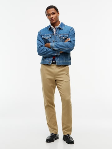TOMMY HILFIGER Regular Chino trousers 'DENTON' in Green