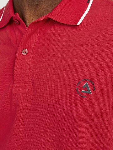 JACK & JONES Poloshirt 'HASS' in Rot