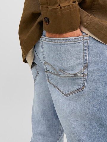 Coupe slim Jean 'GLENN' JACK & JONES en bleu