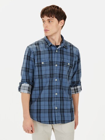 CAMEL ACTIVE Regular fit Button Up Shirt in Blue: front
