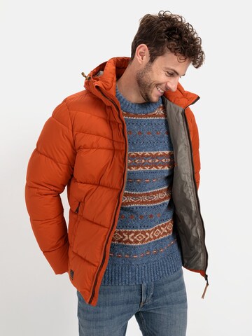 CAMEL ACTIVE Rundhals Pullover mit Kontraststreifen in Blau