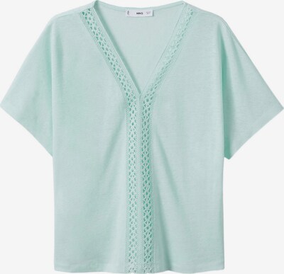 MANGO T-shirt 'BOHO' en turquoise, Vue avec produit