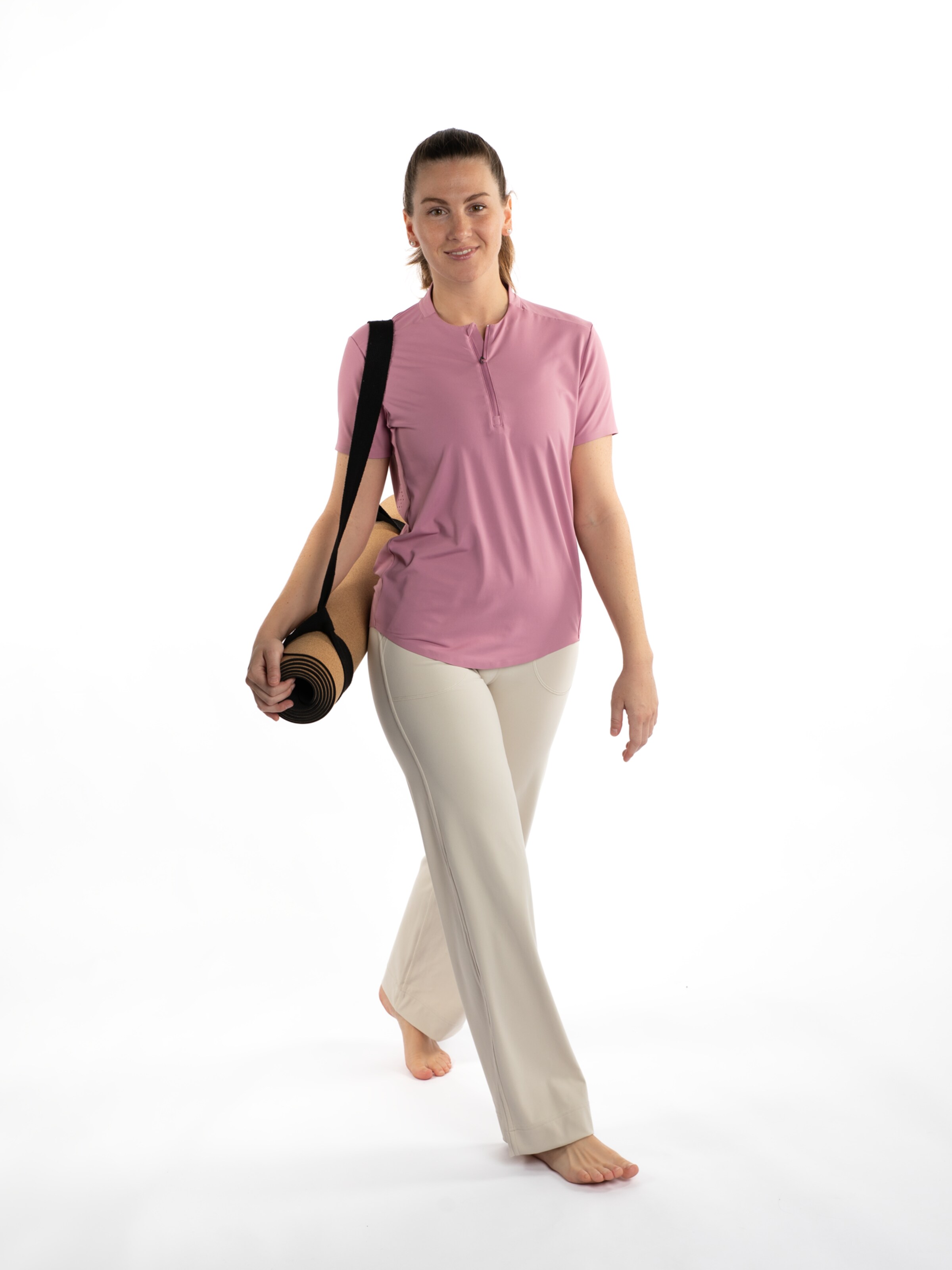mymotus Functioneel shirt 'mymotus®, ladies high performance T-Shirt, soft rose YW23' in Roze