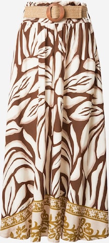 Jupe 'Si44na' Hailys en marron : devant