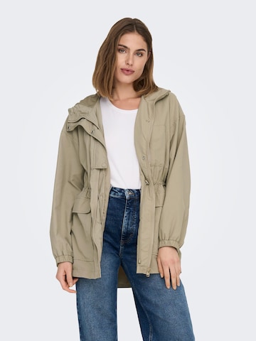 Parka mi-saison 'Nelly' ONLY en beige : devant