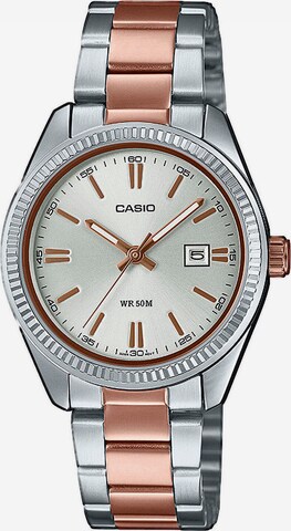 CASIO Analoguhr in Silber: predná strana