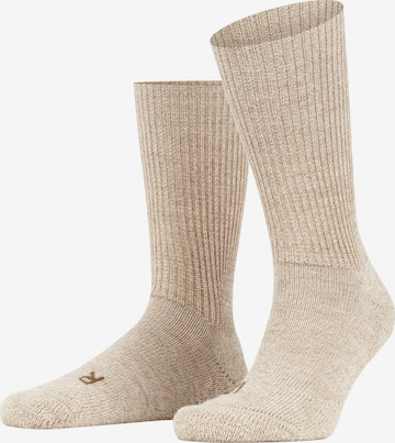 FALKE Socks 'Walkie Ergo' in Beige: front