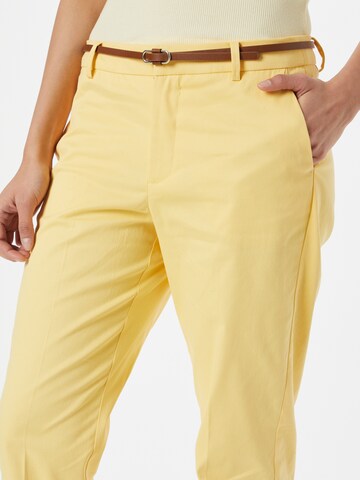 b.youngSlimfit Chino hlače 'Days' - žuta boja