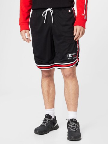 Champion Authentic Athletic ApparelLoosefit Hlače - plava boja: prednji dio