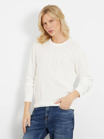 GUESS Sweater in White: front