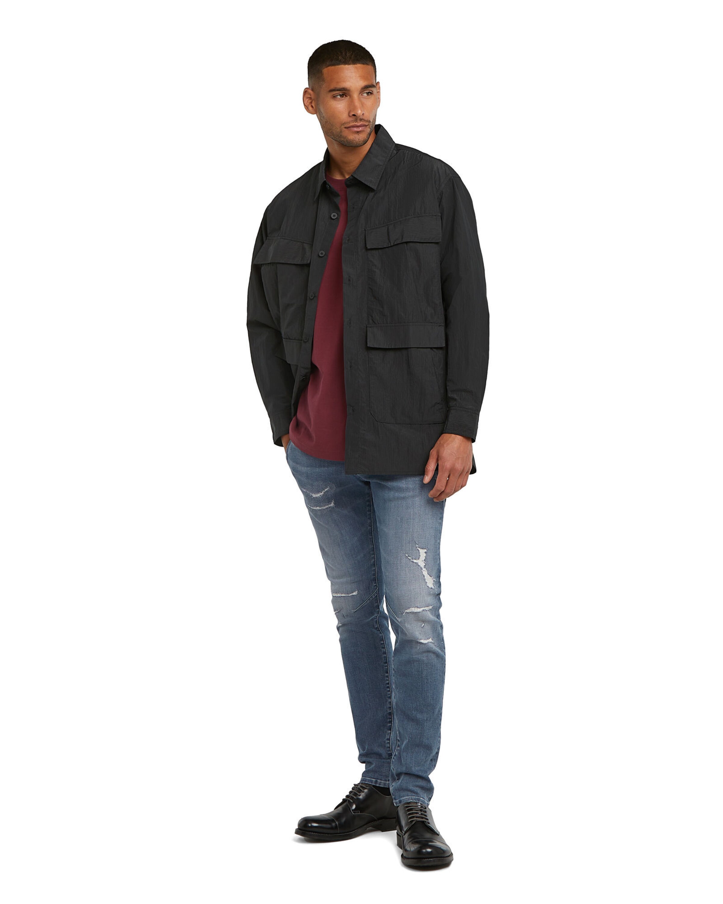 G-STAR Comfort fit Button Up Shirt in Black