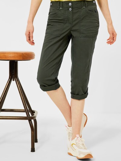 CECIL Kalhoty - khaki, Model/ka