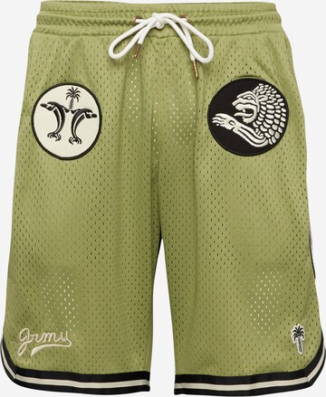 regular Pantaloni di Grimey in verde: frontale