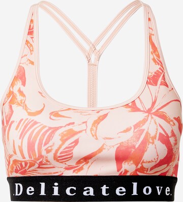 DELICATELOVE - Bustier Sujetador deportivo 'Shiva' en rosa: frente