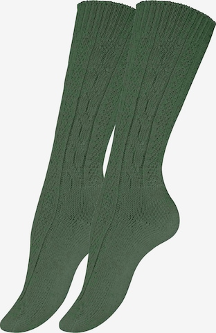 Cotton Prime - Meias em verde: frente