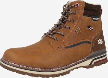 Boots stringati di Dockers by Gerli in marrone: frontale