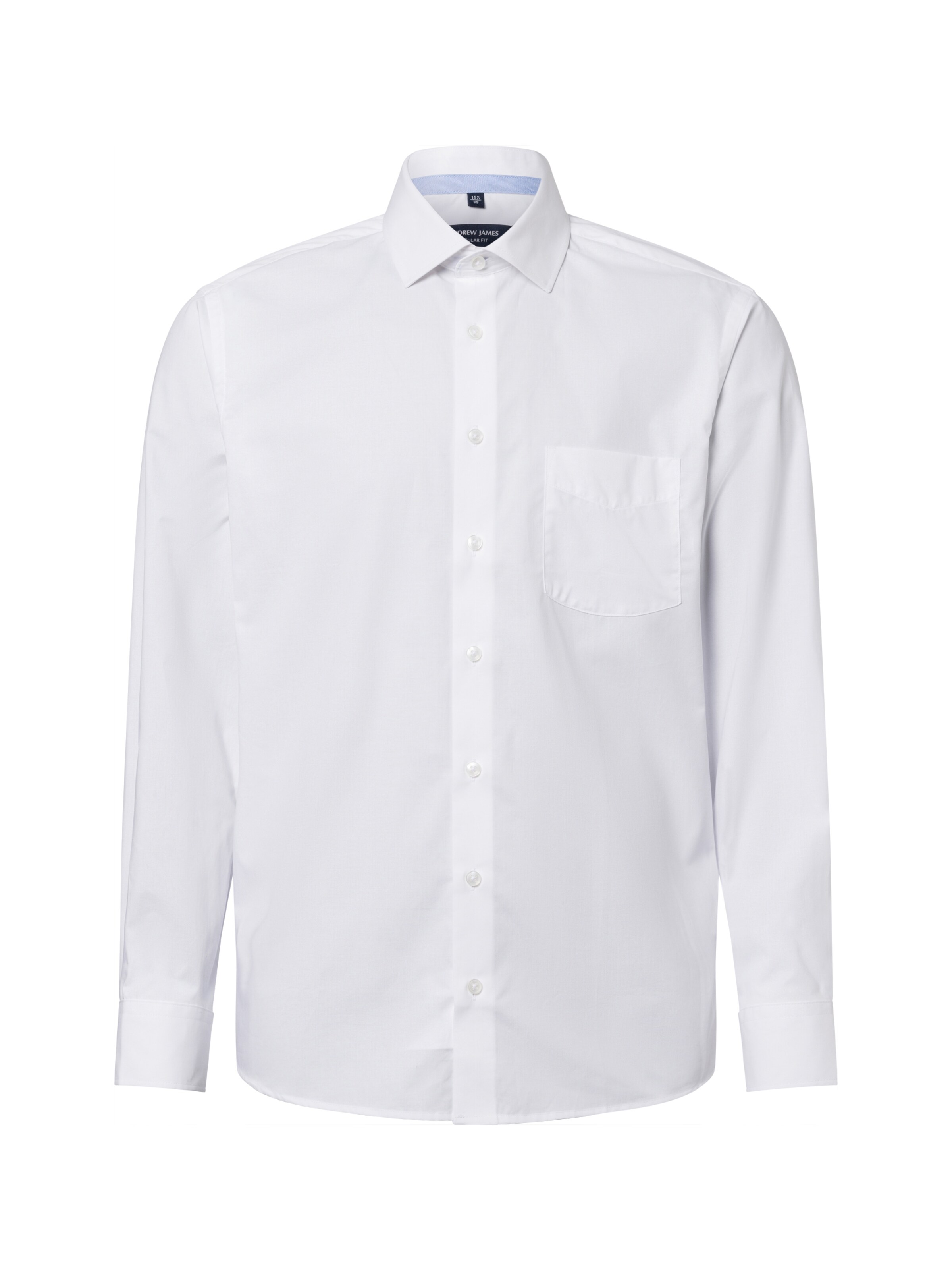 Andrew James Hemd in Weiß: Vorderseite