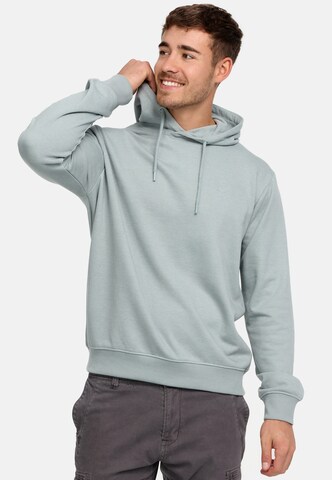 INDICODE JEANS Sweatshirt 'Simpson' in Grijs: voorkant