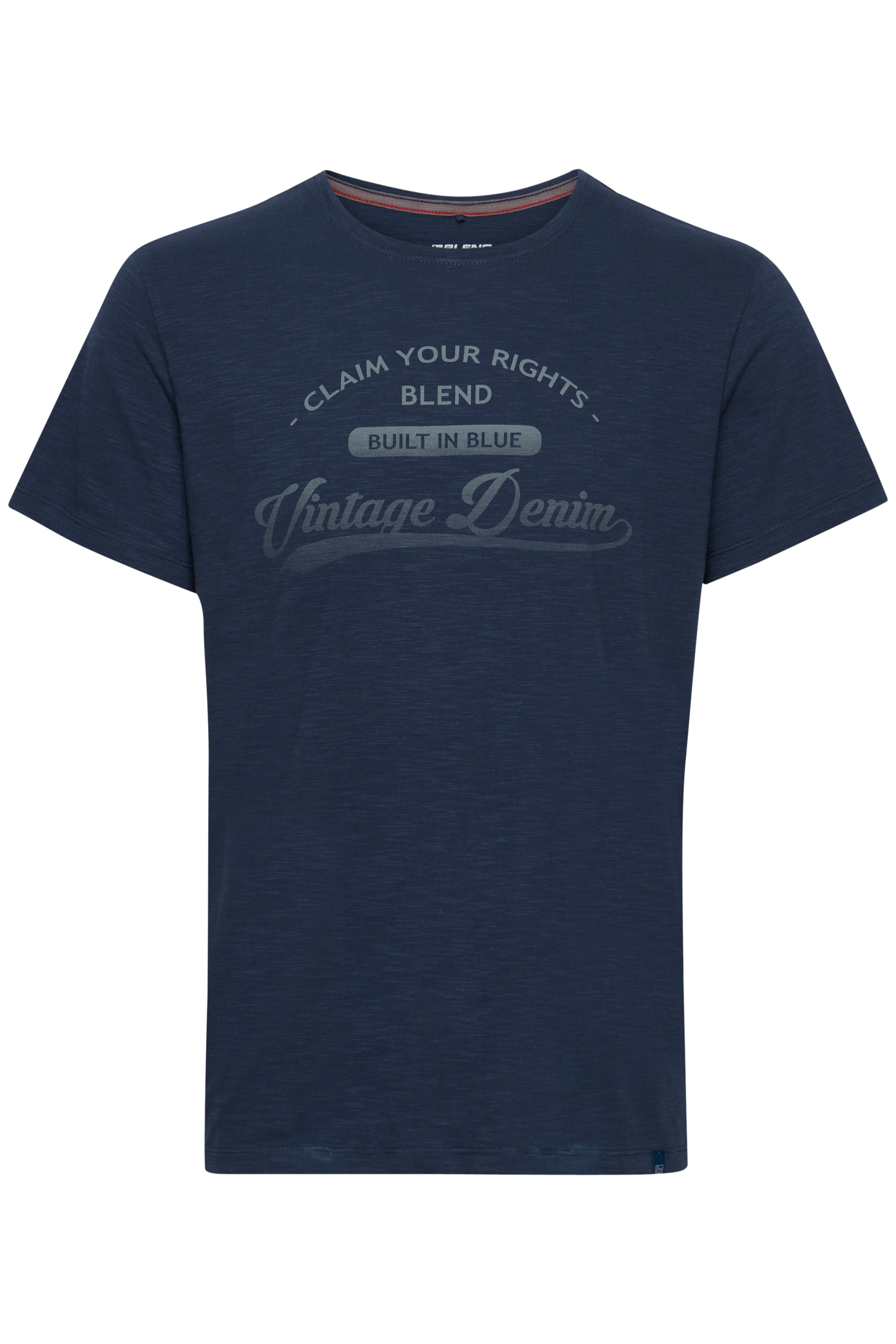 T-Shirt 'PILO' BLEND en bleu : devant