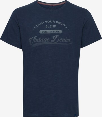 BLEND Shirt 'PILO' in Blauw: voorkant