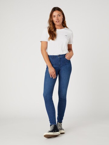 WRANGLER Skinny Jeans 'Wrangler - SKINNY - GOOD LIFE' in Blauw