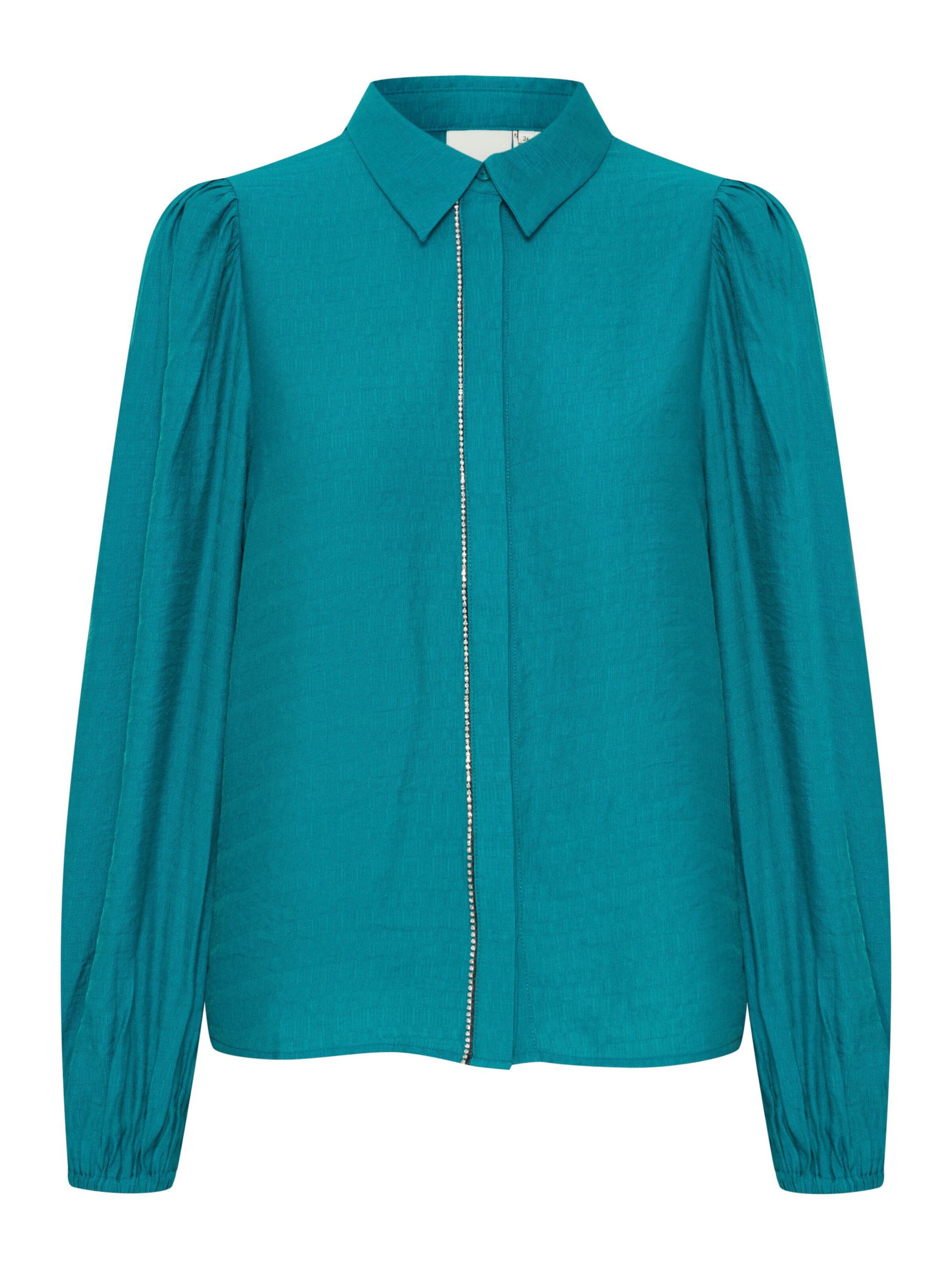 ICHI Bluse 'IHRhines' in Blau: Vorderseite