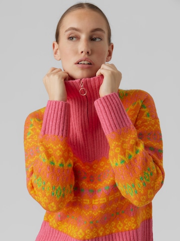 VERO MODA - Pullover 'GLO' em laranja