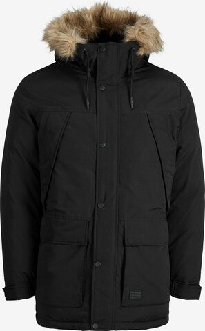 Parka d’hiver JACK & JONES en noir : devant