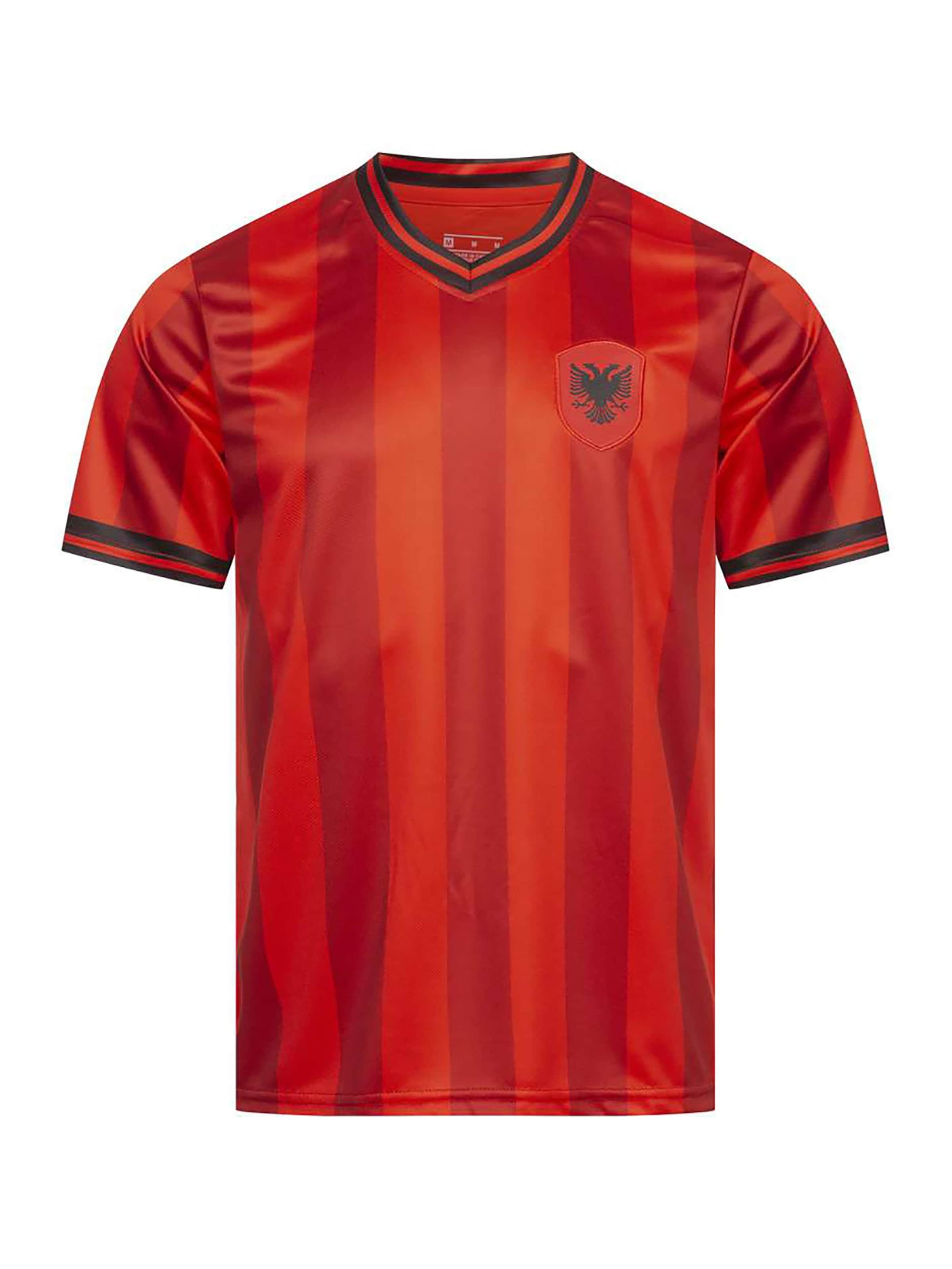 JELEX Trikot 'Retro History Albanien'‌‌‌‌‌ in Rot: Vorderseite