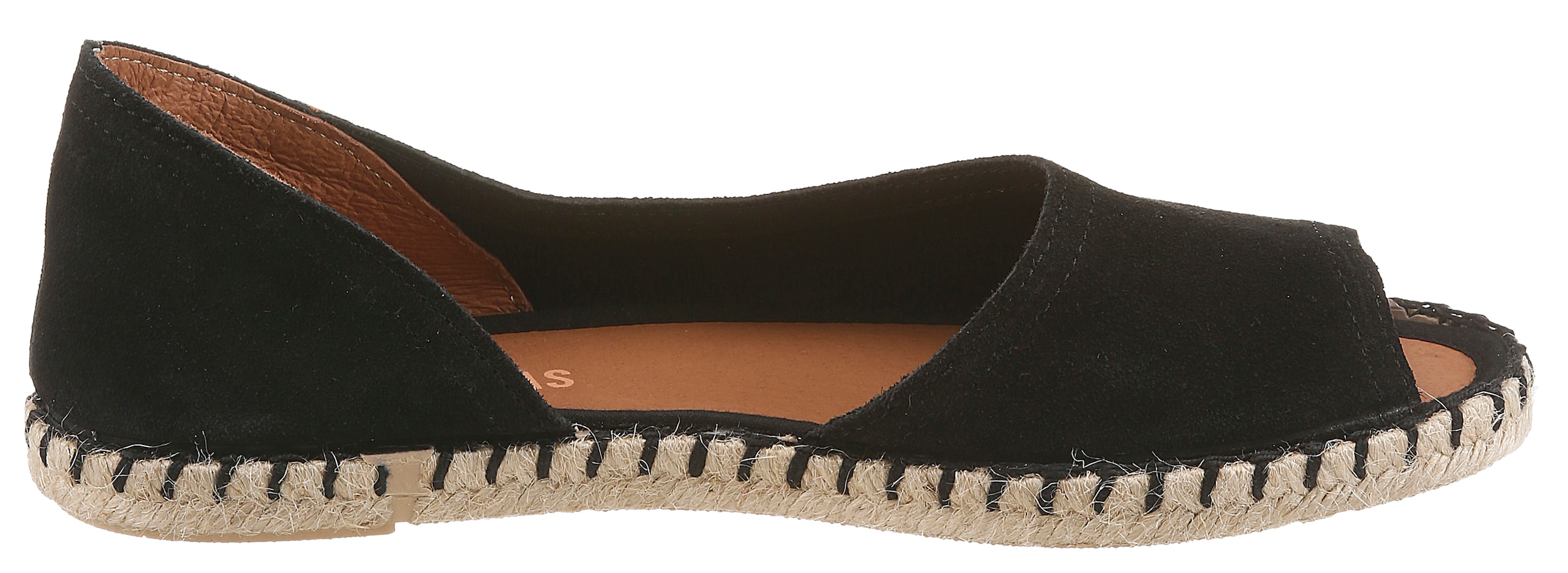 VERBENAS Espadrilles in Schwarz