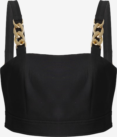 Palaidinė be rankovių iš Influencer, spalva – Auksas / juoda, Prekių apžvalga